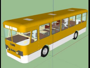 auutobus liaz677 3D Model