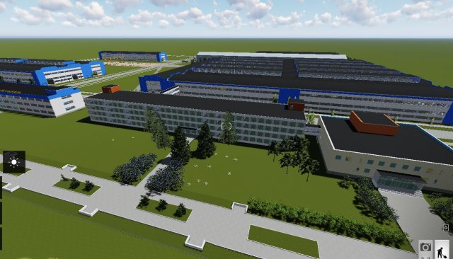 ural plant of the gas equipment troitsk Model 3D .c4d .max .obj .3ds .fbx .stl .blend 