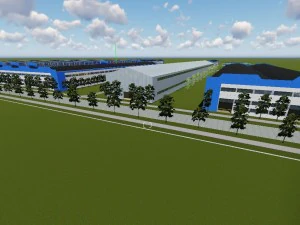 ural plant of the gas equipment troitsk 3D Model