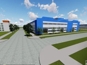 ural plant of the gas equipment troitsk 3D Model