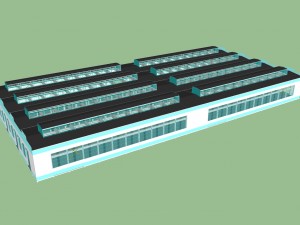 4-h proletnoe prom zdanie 18 m 3D Model