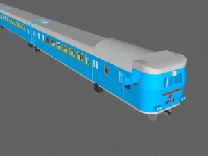 treno diesel 1 Modello 3D