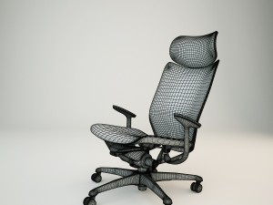 okamura atlas chair 3D Model