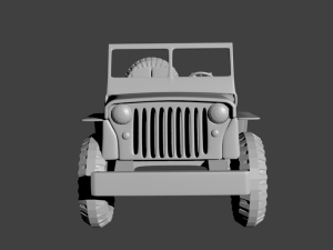 1942 willys jeep 3D 모델