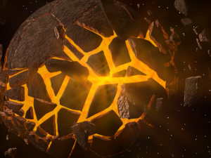 exploding planet 3D Model