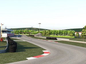 race track - korfez circuit race track 3D 모델