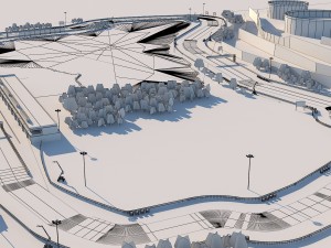 race track - korfez circuit race track 3D 모델