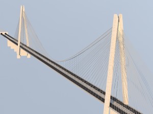 yavuz sultan selim koprusu yss istanbul bridge 3Dモデル
