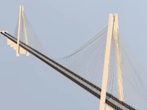 yavuz sultan selim koprusu yss istanbul bridge 3D Model