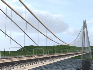 yavuz sultan selim koprusu yss istanbul bridge 3Dモデル