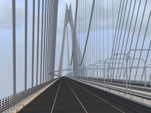 yavuz sultan selim koprusu yss istanbul bridge 3Dモデル