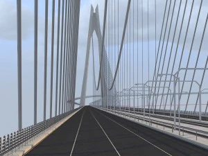 yavuz sultan selim koprusu yss istanbul bridge 3D Model