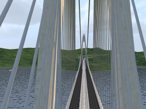 yavuz sultan selim koprusu yss istanbul bridge 3Dモデル