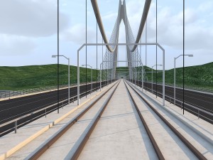 yavuz sultan selim koprusu yss istanbul bridge 3Dモデル