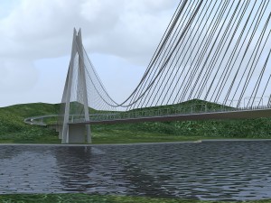 yavuz sultan selim koprusu yss istanbul bridge 3Dモデル