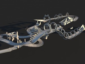 stunt map circuit - 1 Modelo 3D