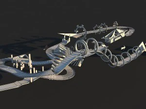 stunt map circuit - 1 3D Model