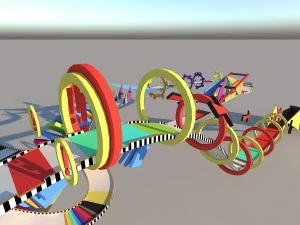 stunt map circuit - 1 3D Model
