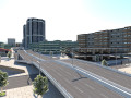 city scene low poly vr - ar - low-poly Modèle 3D