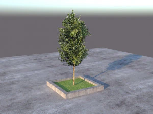 Arbre Low Poly Modèle 3D