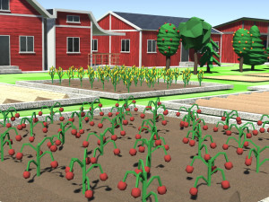 Low Poly Farmhouse and Environmental Pack Low-pol 3D Model