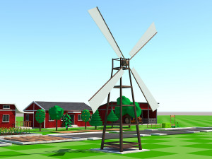 Low Poly Farmhouse and Environmental Pack Low-pol 3D Model