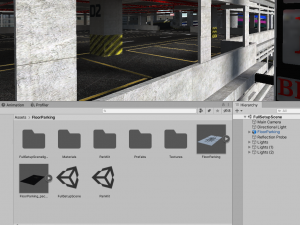 Multi-Storey Car Parking Building VR - AR - low-poly Model 3D