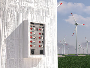 Wind Turbine Clear Energy low poly VR - AR - low-poly 3D Model
