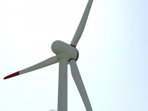 Wind Turbine Clear Energy low poly VR - AR - low-poly 3D Model