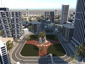 Ultra Mega City High Detail Low Poly 3Dモデル