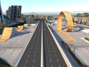 Ultra Mega City High Detail Low Poly Modelo 3D