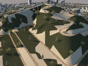 Ultra Mega City High Detail Low Poly Modelo 3D