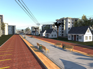 Ultra Mega City High Detail Low Poly Modelo 3D