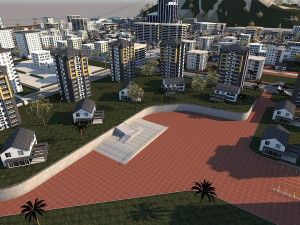 Ultra Mega City High Detail Low Poly Modelo 3D