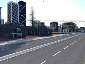 Ultra Mega City High Detail Low Poly Modelo 3D