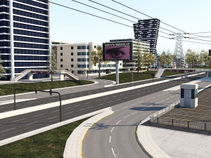Ultra Mega City High Detail Low Poly Modelo 3D