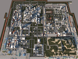 Ultra Mega City High Detail Low Poly Modelo 3D