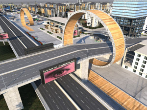 Ultra Mega City High Detail Low Poly Modelo 3D