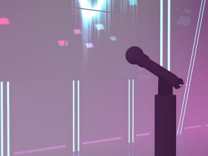 Concert Stage Area Low Poly Low-poly 3D Model