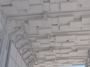 Concert Stage Area Low Poly Low-poly 3D Model