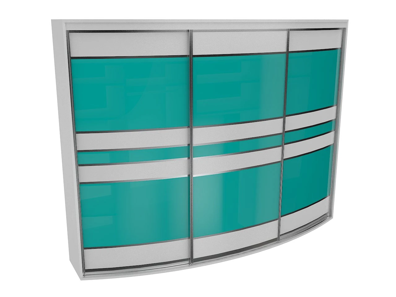 cabinet 1 sliding wardrobe 3D Model .c4d .max .obj .3ds .fbx .stl .blend