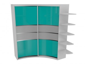 cabinet 3 sliding wardrobe 3D 模型