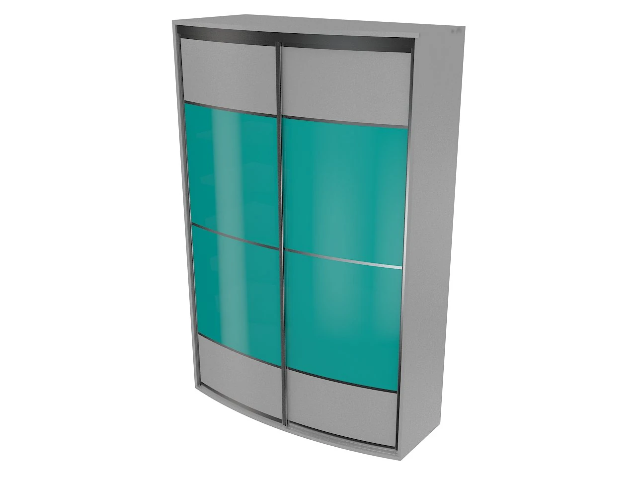 cabinet 6 sliding wardrobe 3D Model .c4d .max .obj .3ds .fbx .stl .blend 