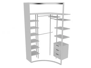 cabinet 10 sliding wardrobe 3D Model