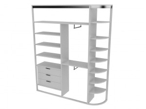 cabinet 11 sliding wardrobe 3D Модель