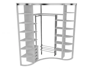 cabinet 12 sliding wardrobe 3D Model