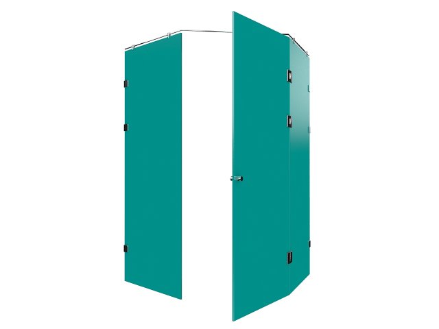 shower partition 8 Modello 3D .c4d .max .obj .3ds .fbx .stl .blend 