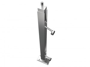 racks for a glass handrail 6 racks 3D मॉडल