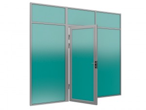 glass partition 2 3D Model