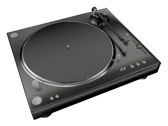 vinyl player 3D मॉडल .c4d .max .obj .3ds .fbx .stl .blend 